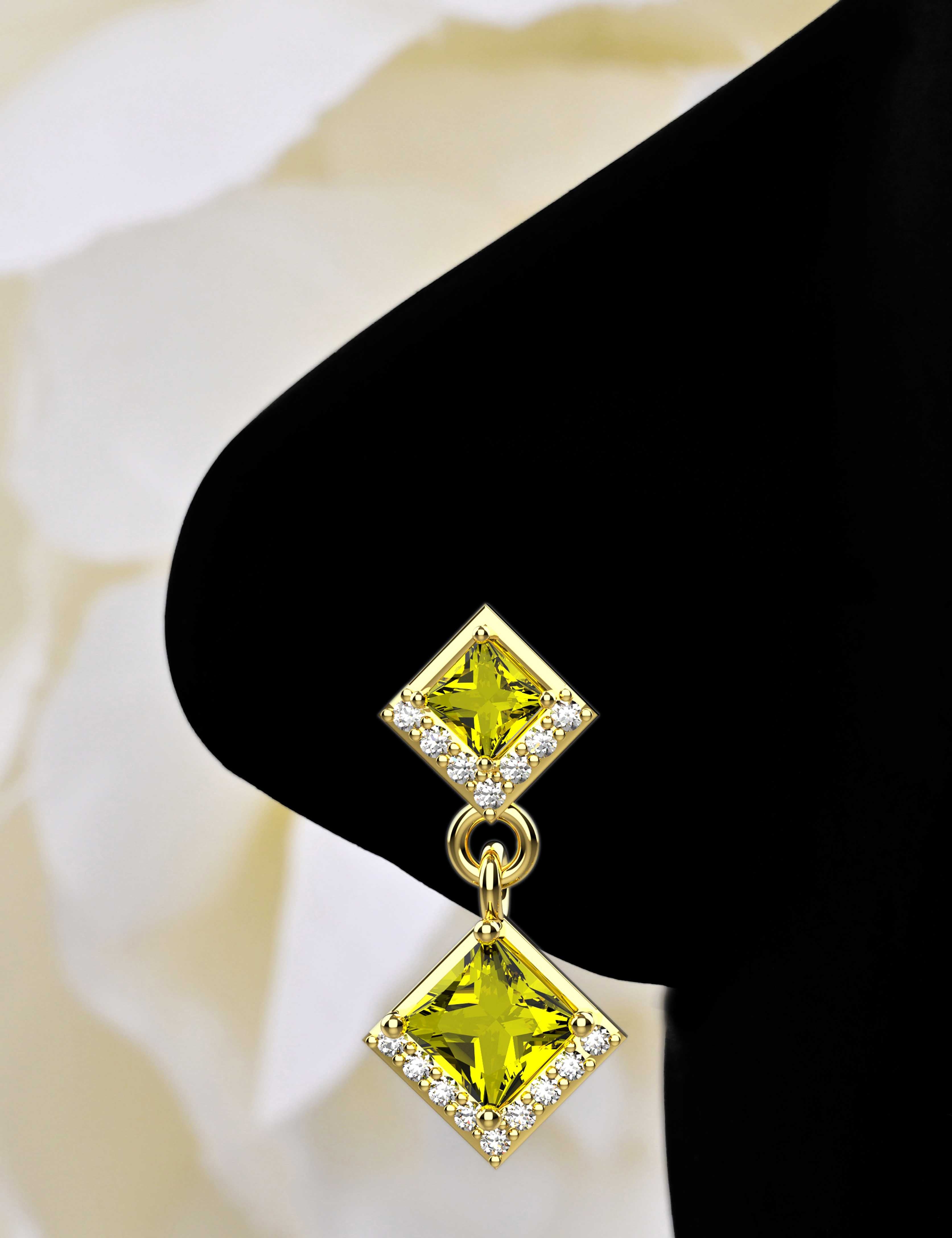 dainty diamond nose pins