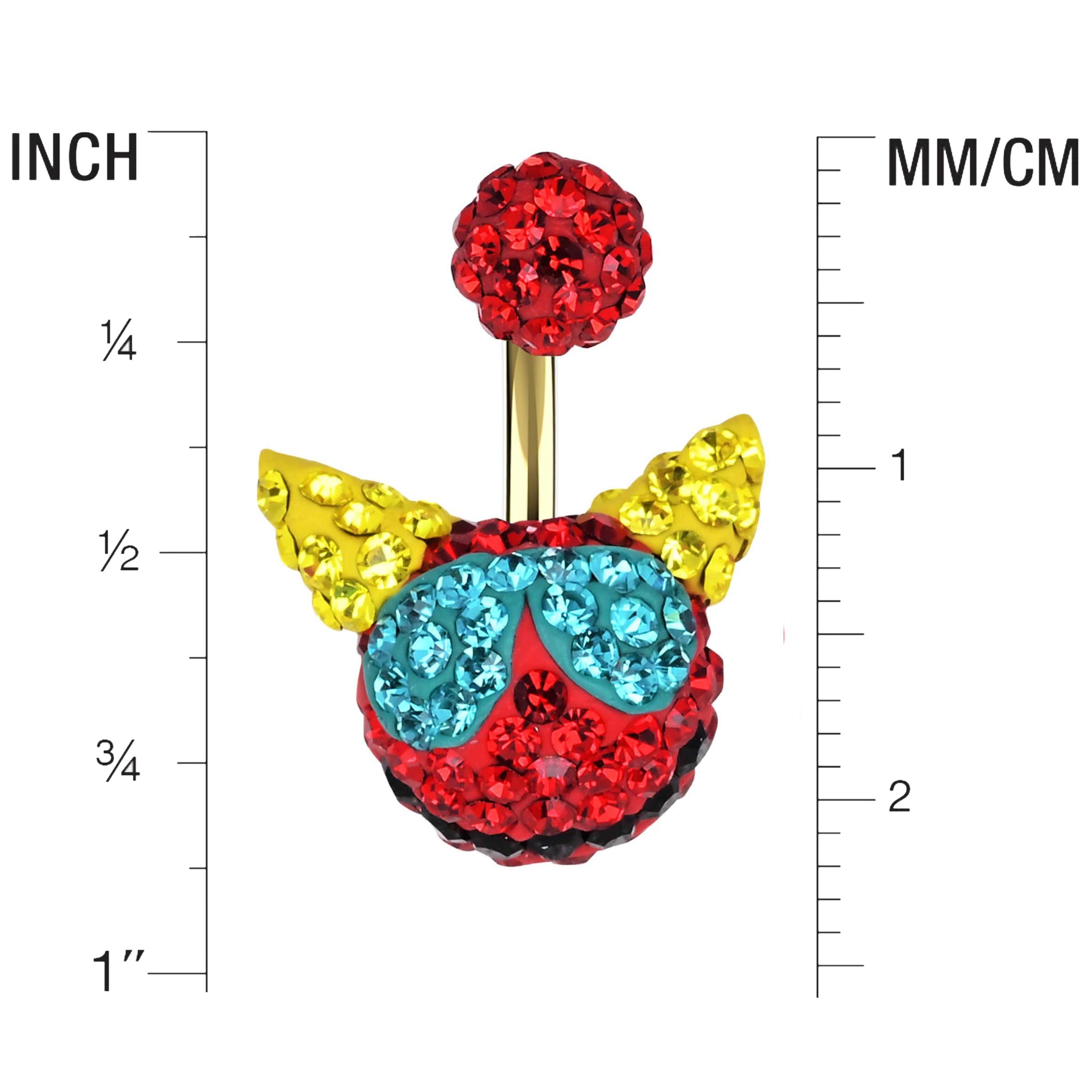 Belly Button Ring Piercing - Size Guide