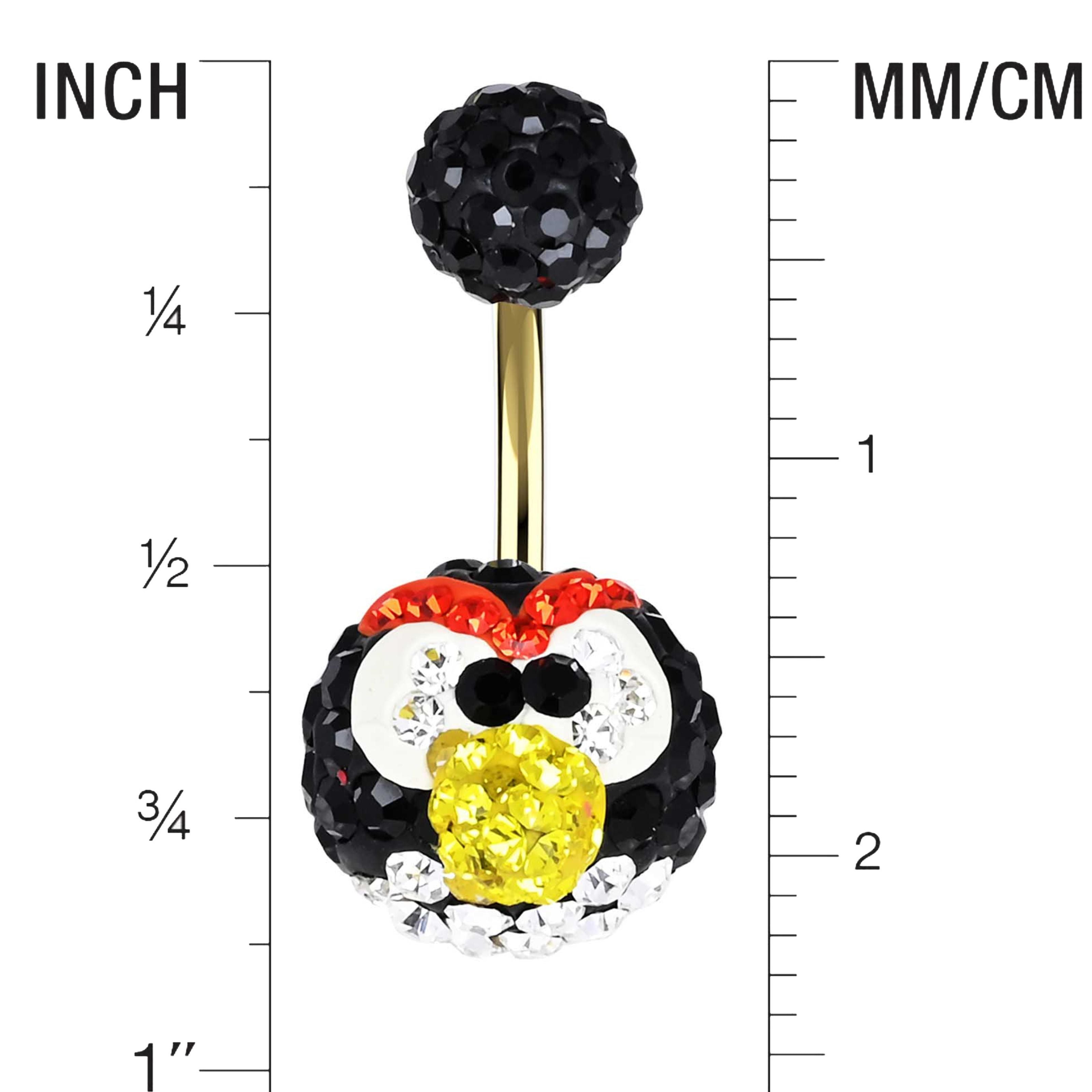 Belly Button Ring Piercing - Size Guide