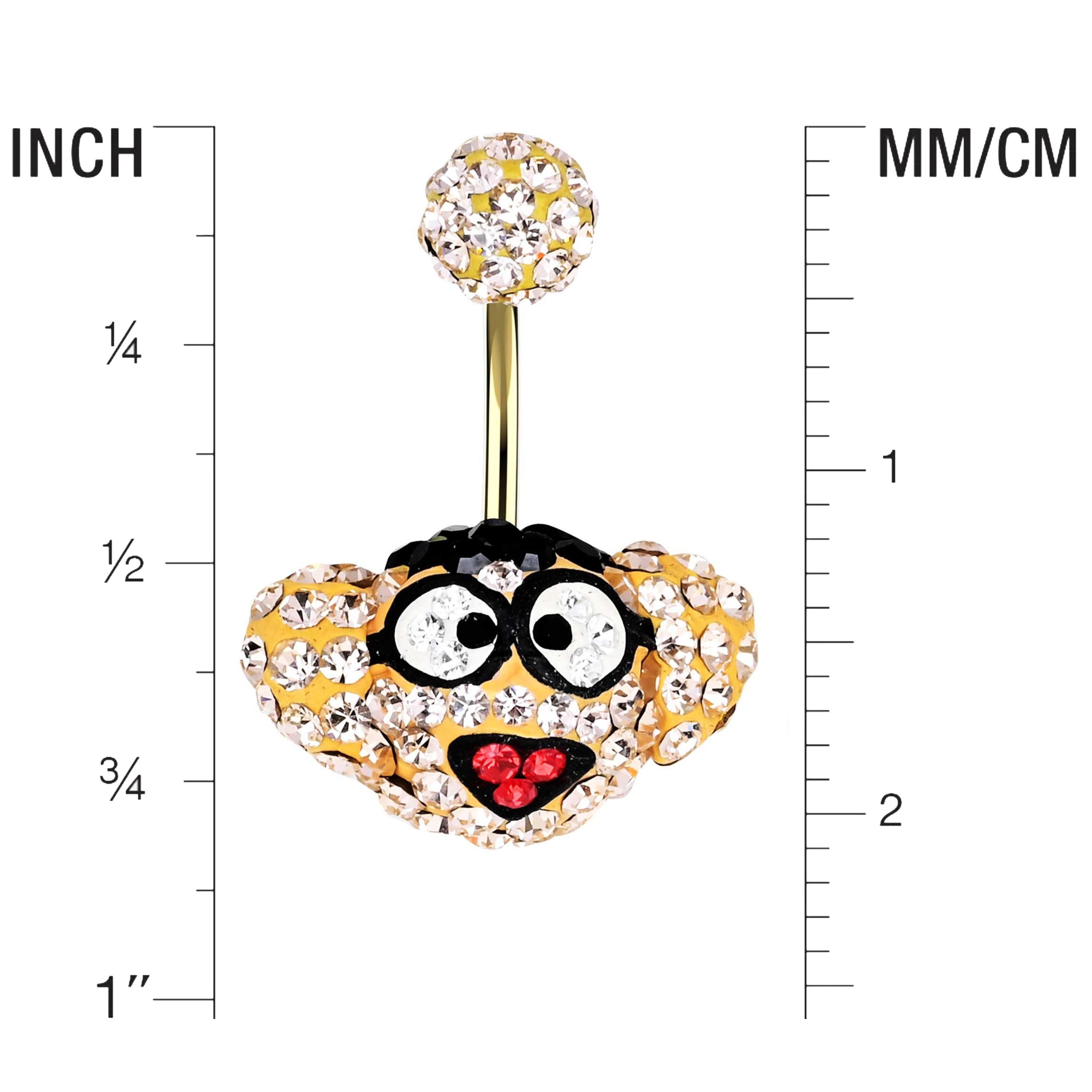 Belly Button Ring Piercing - Size Guide