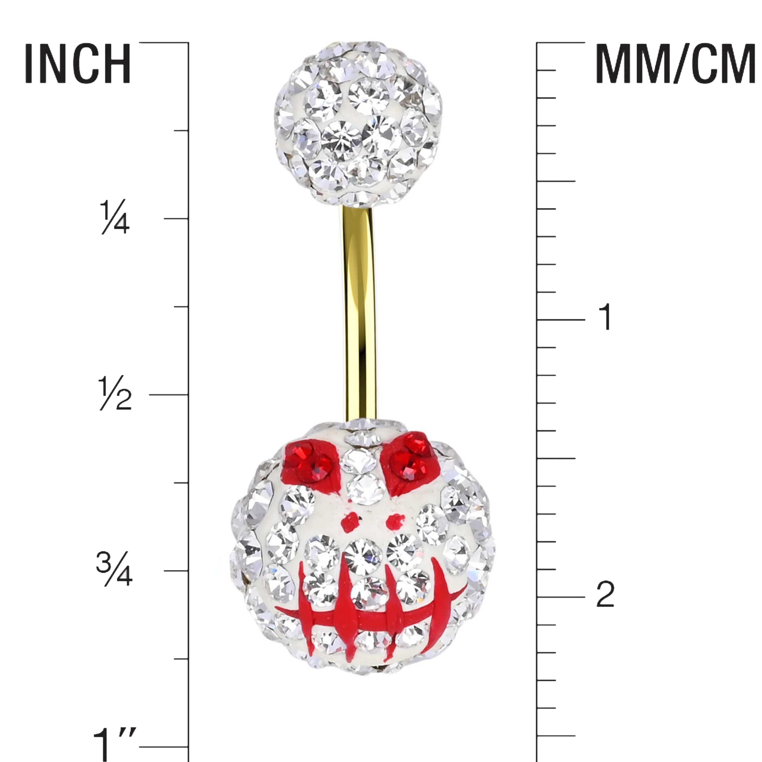 Belly Button Ring Piercing - Size Guide