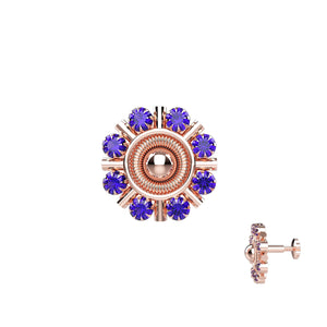 Flower Motif Nose Pins