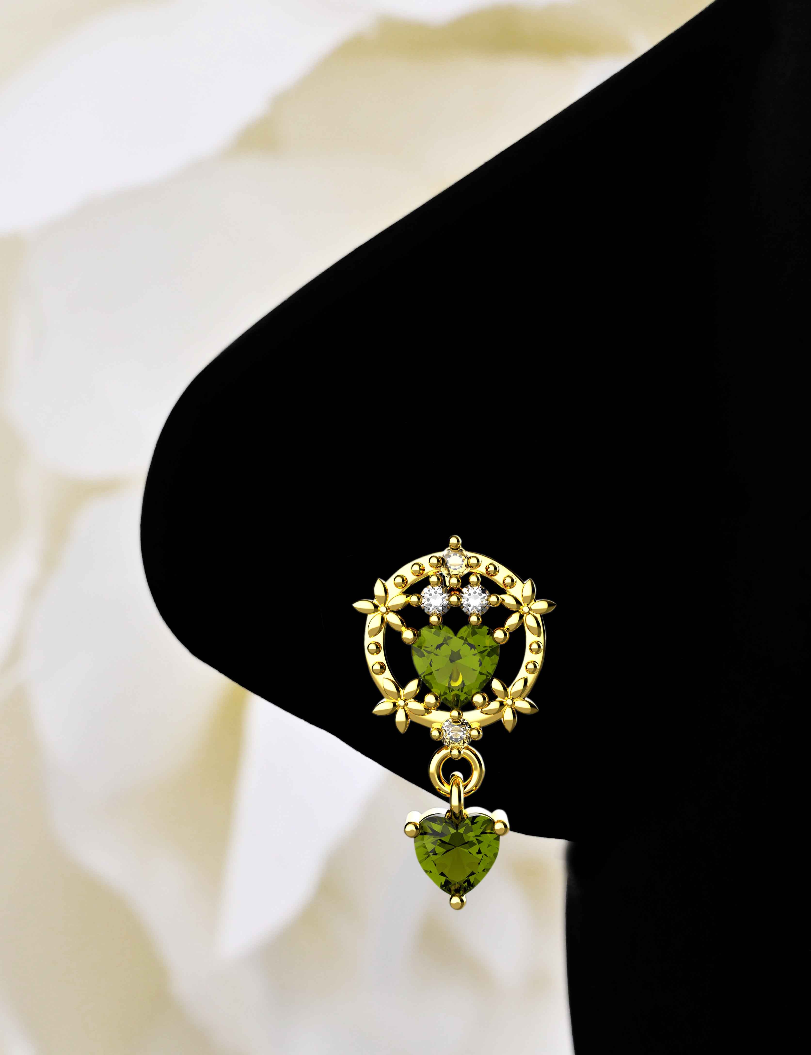 Love-Inspired Nose Rings