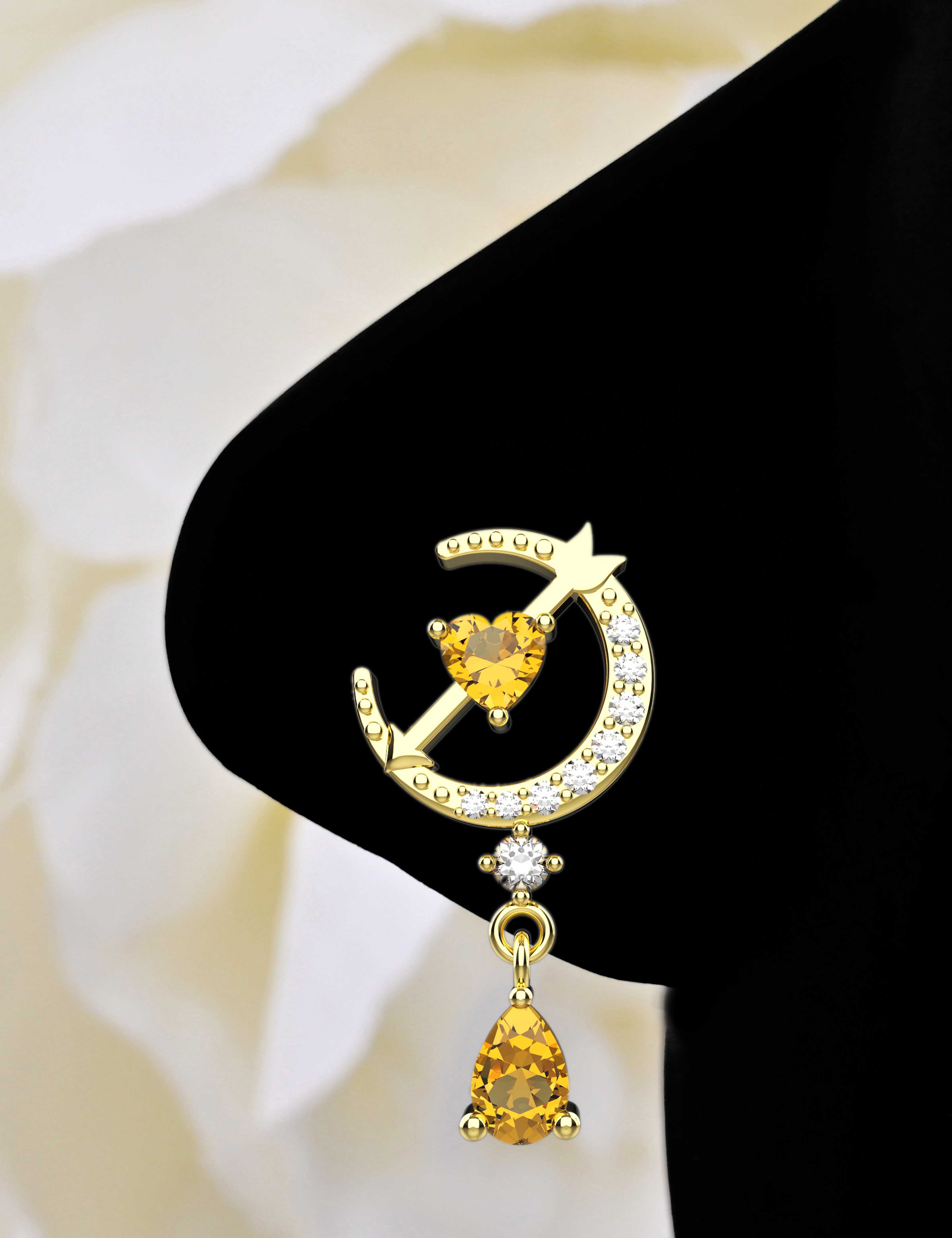 Heart Shape Nose Ring for Women