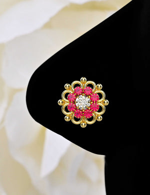 Floral Nose Stud