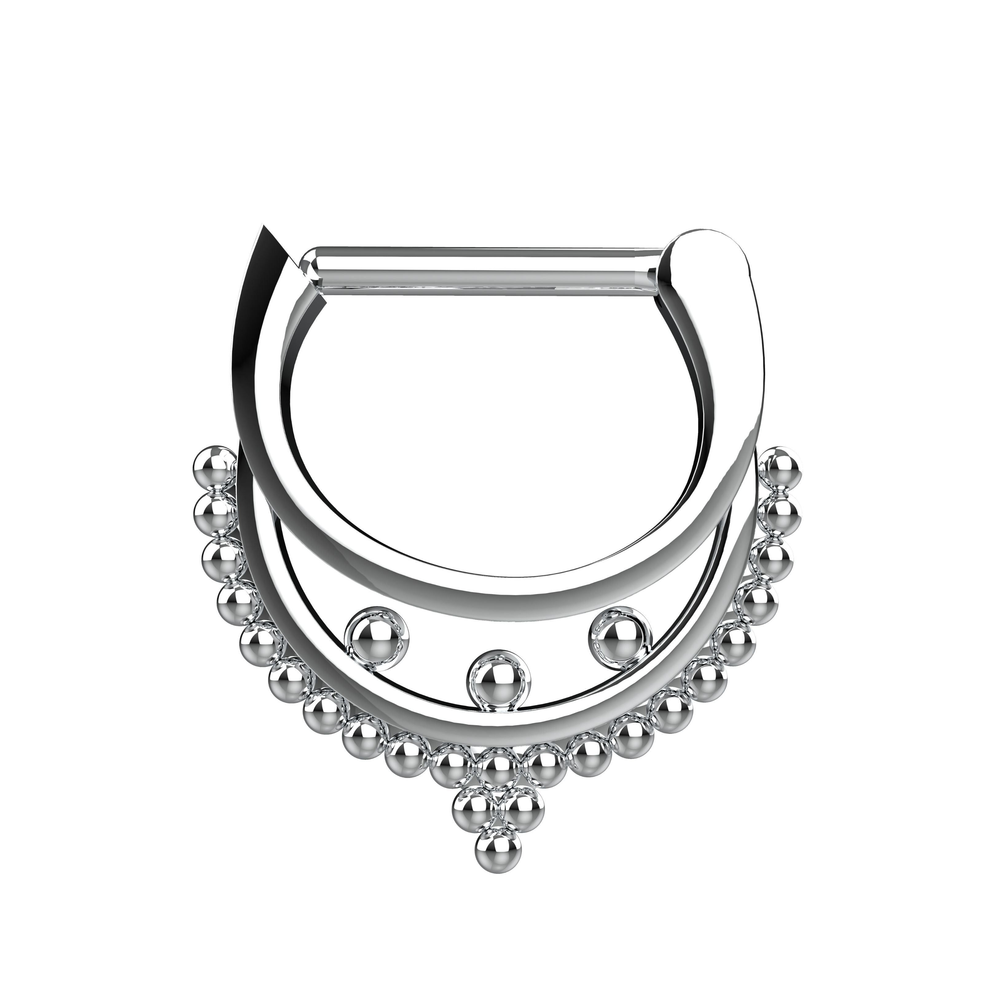traditional septum ring - tribal nose ring, ethnic piercing jewellery