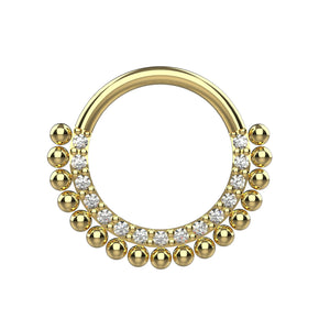 tribal nose piercing ring - septum ring tribal india