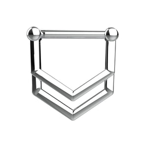 Ethnic nose piercing jewellery - tribal septum ring for women