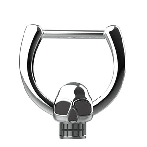 skull design nose piercing ring - traditional tribal nose ring