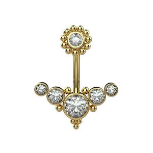 Fashionable belly button jewelry India