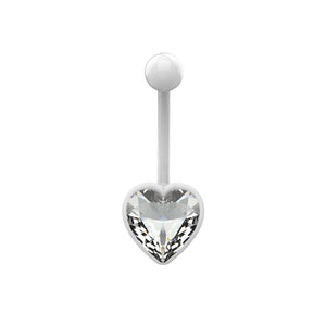 heart shape navel piercing ring india