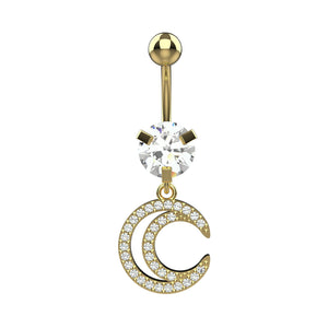 belly piercing jewellery india - indian navel jewellery