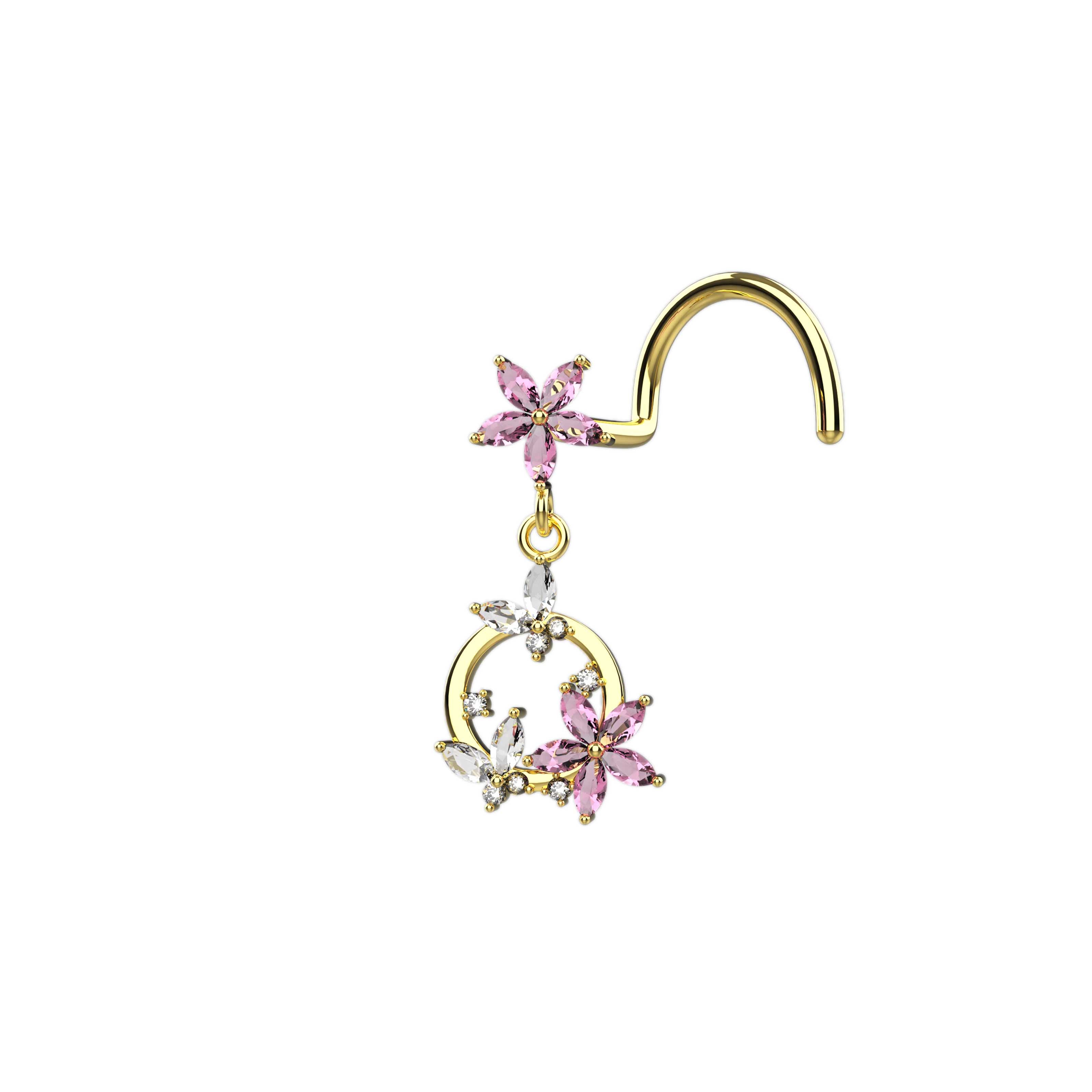 Indolibas Fancy Nose Pin Collection | Unique Jewelry Designs