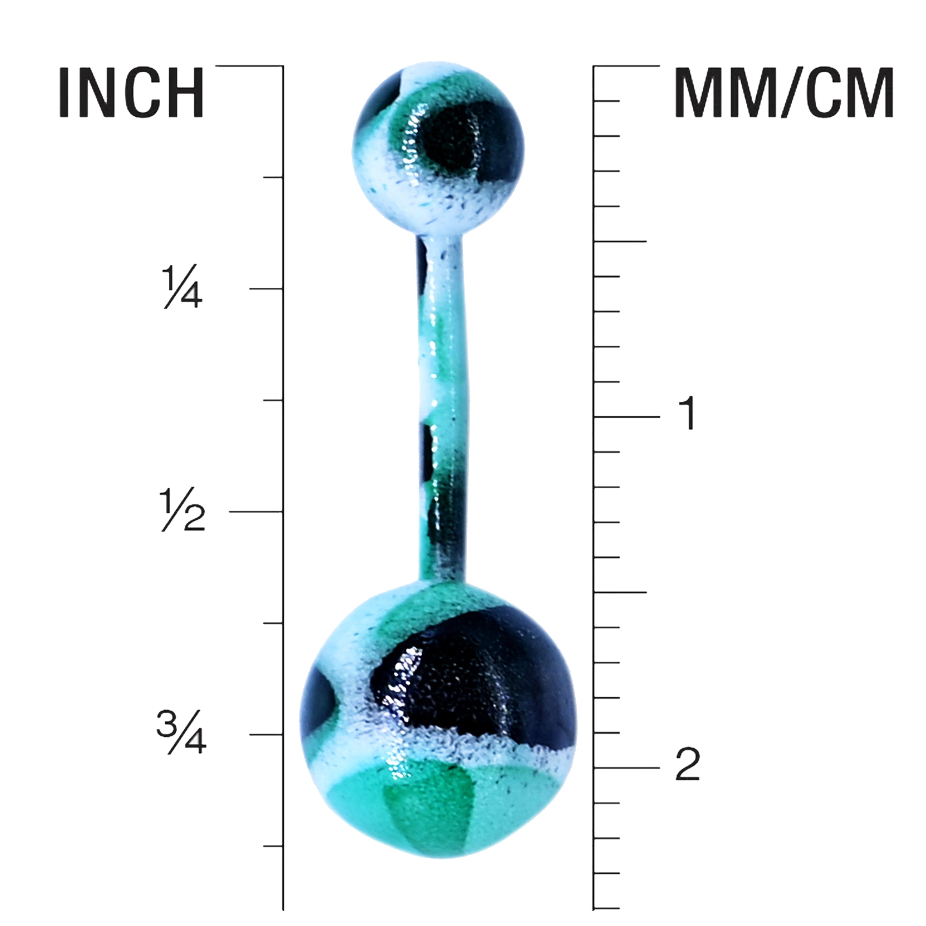 Belly Button Ring Piercing - Size Guide