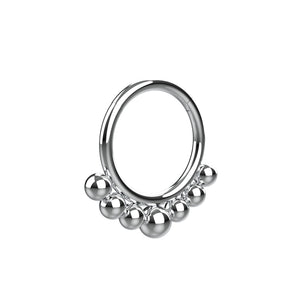 septum ring for women india - indian nose piercing jewellery