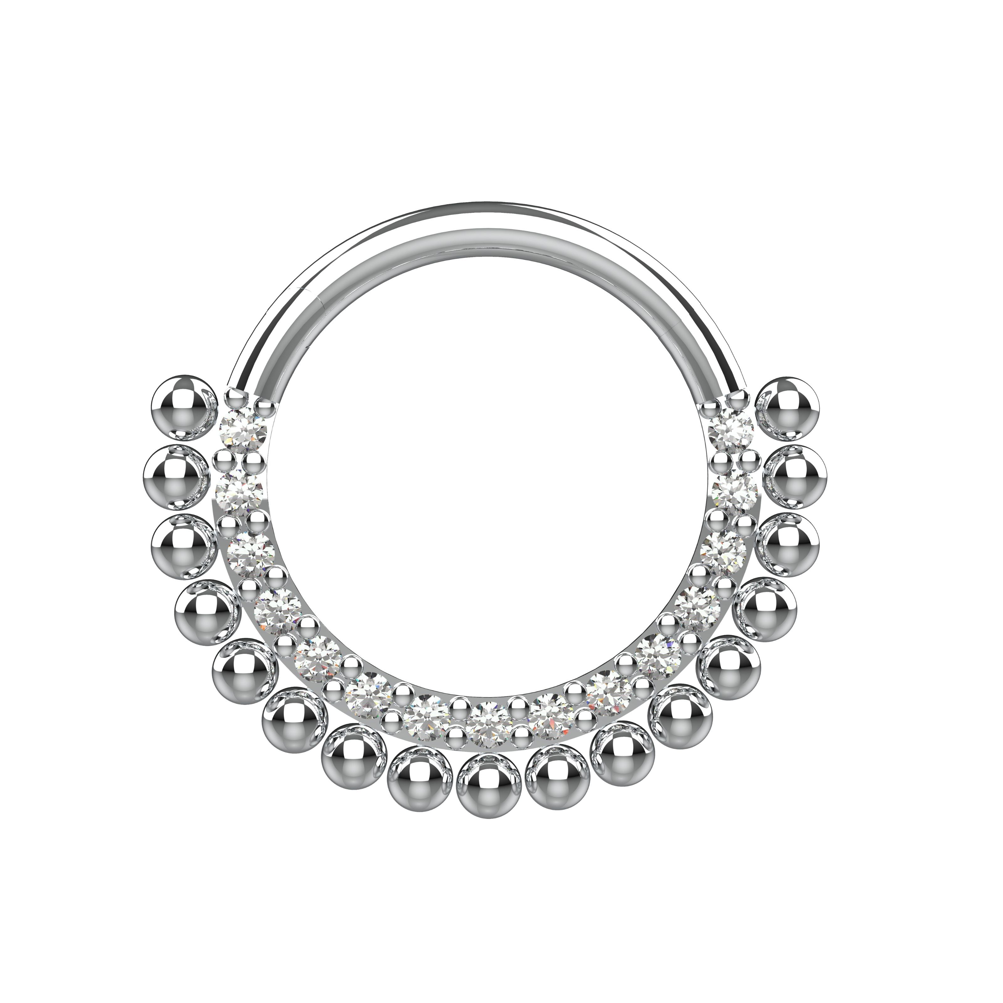 tribal septum piercing jewellery - indian traditional nose ring