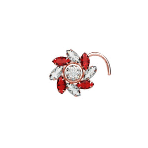 Floral Nose Ring for Women