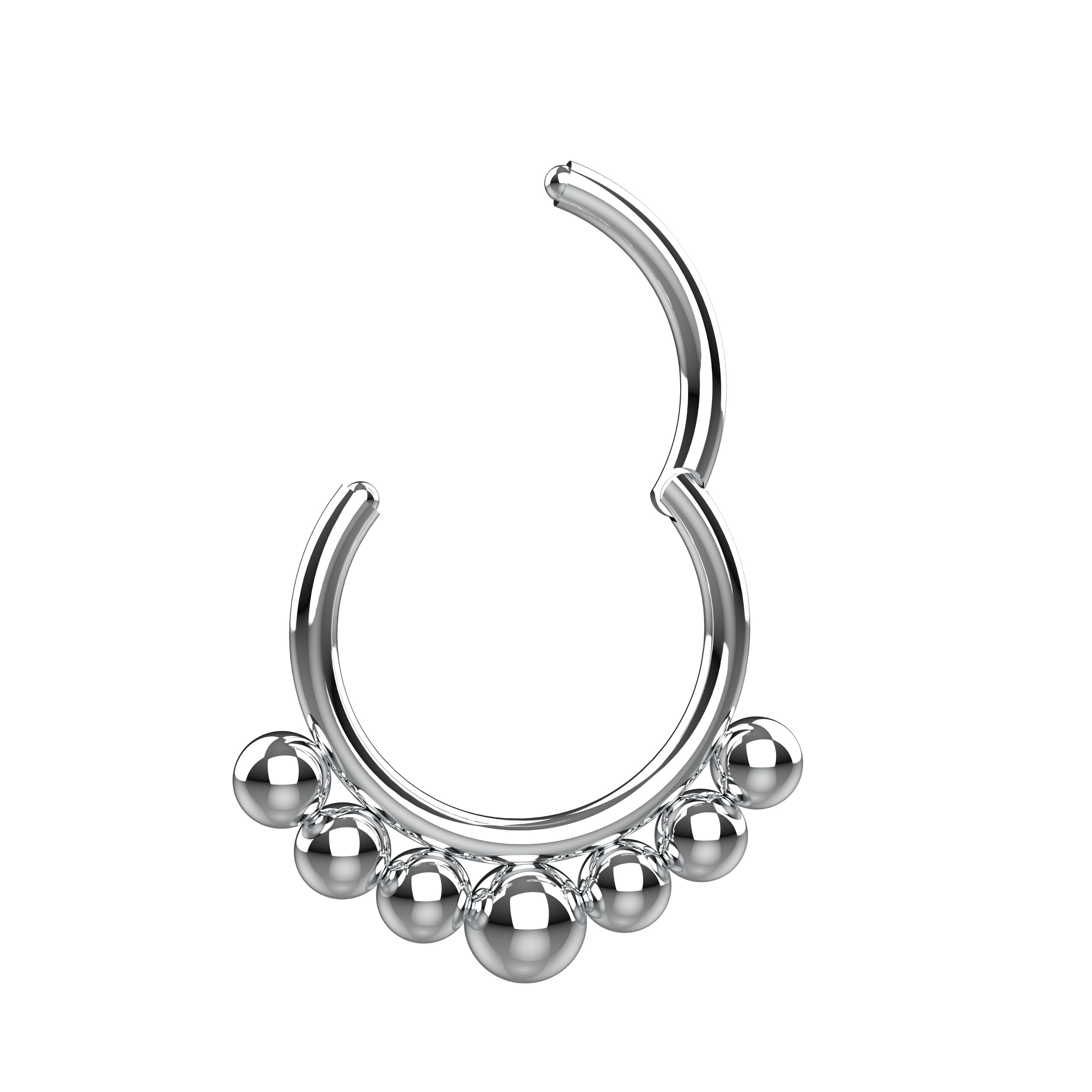 septum ring piercing jewellery - latest septum rings for women india