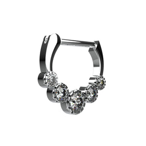 gold bulak septum ring - tribal septum ring for women