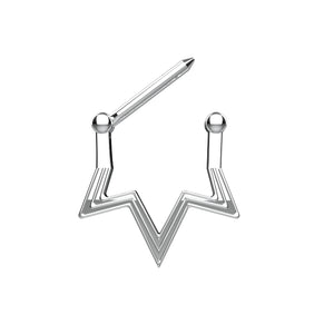 traditional indian nose jewellery - septum nose ring indian style