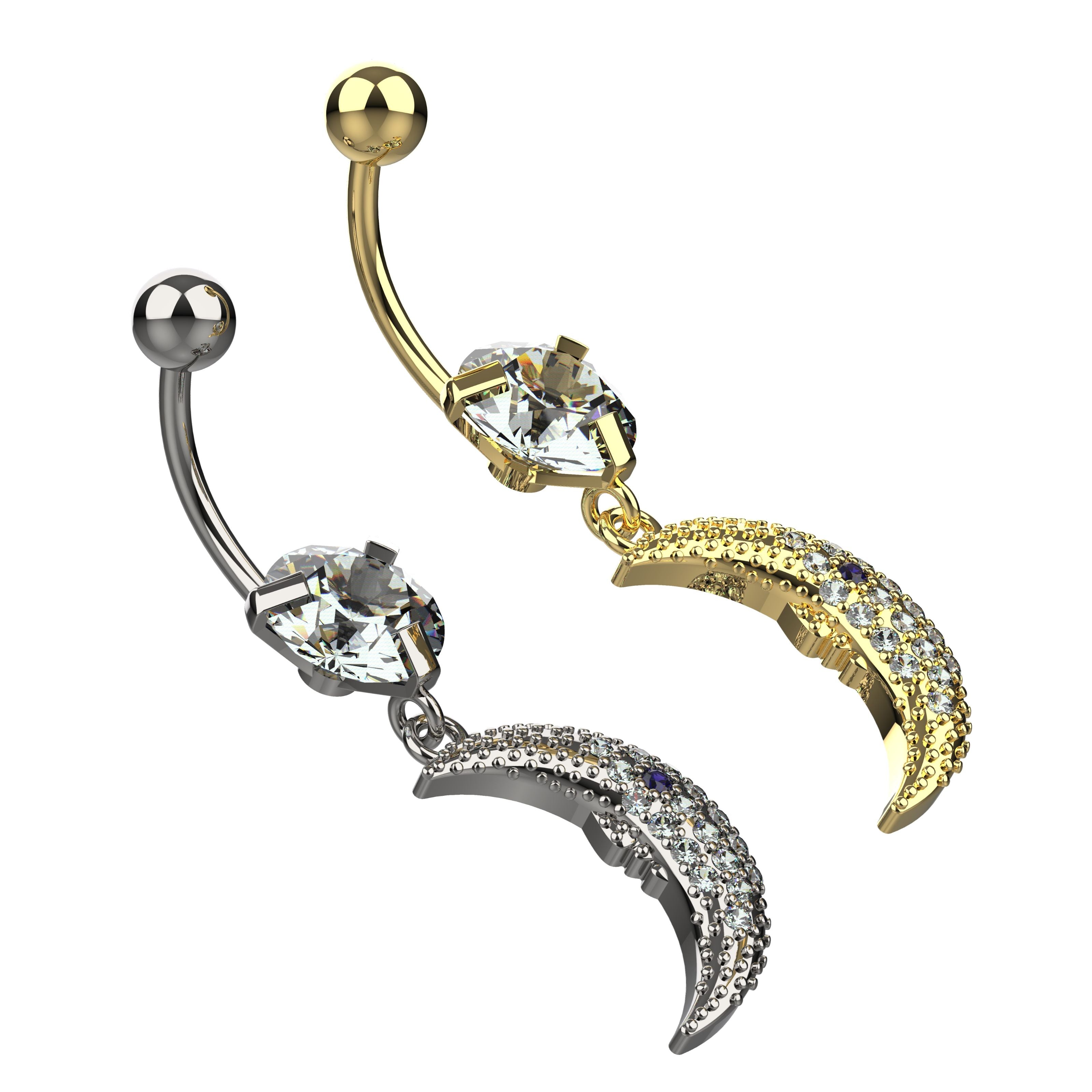 Stainless Steel Belly Button Rings