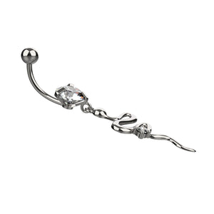 Party wear belly button ring India - Modern snake belly ring fashion jewellery