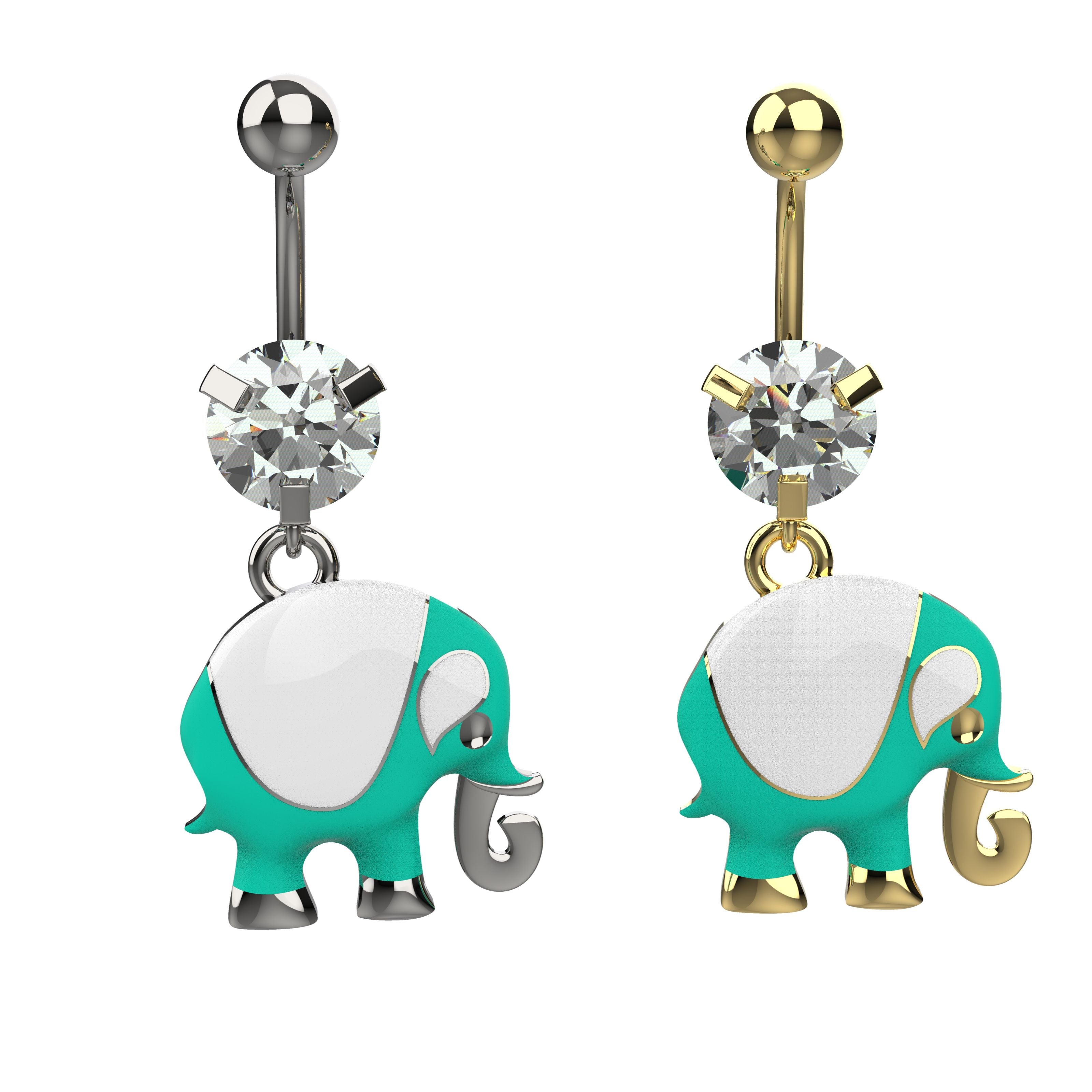 Lightweight Belly Button Piercing Jewelry for Women