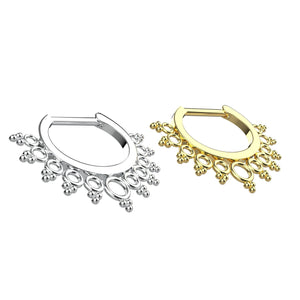 gold nose ring indian - septum nose ring india