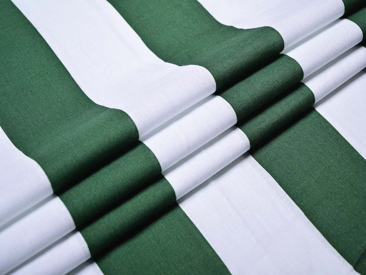 Bottle green cotton fabric for shirts