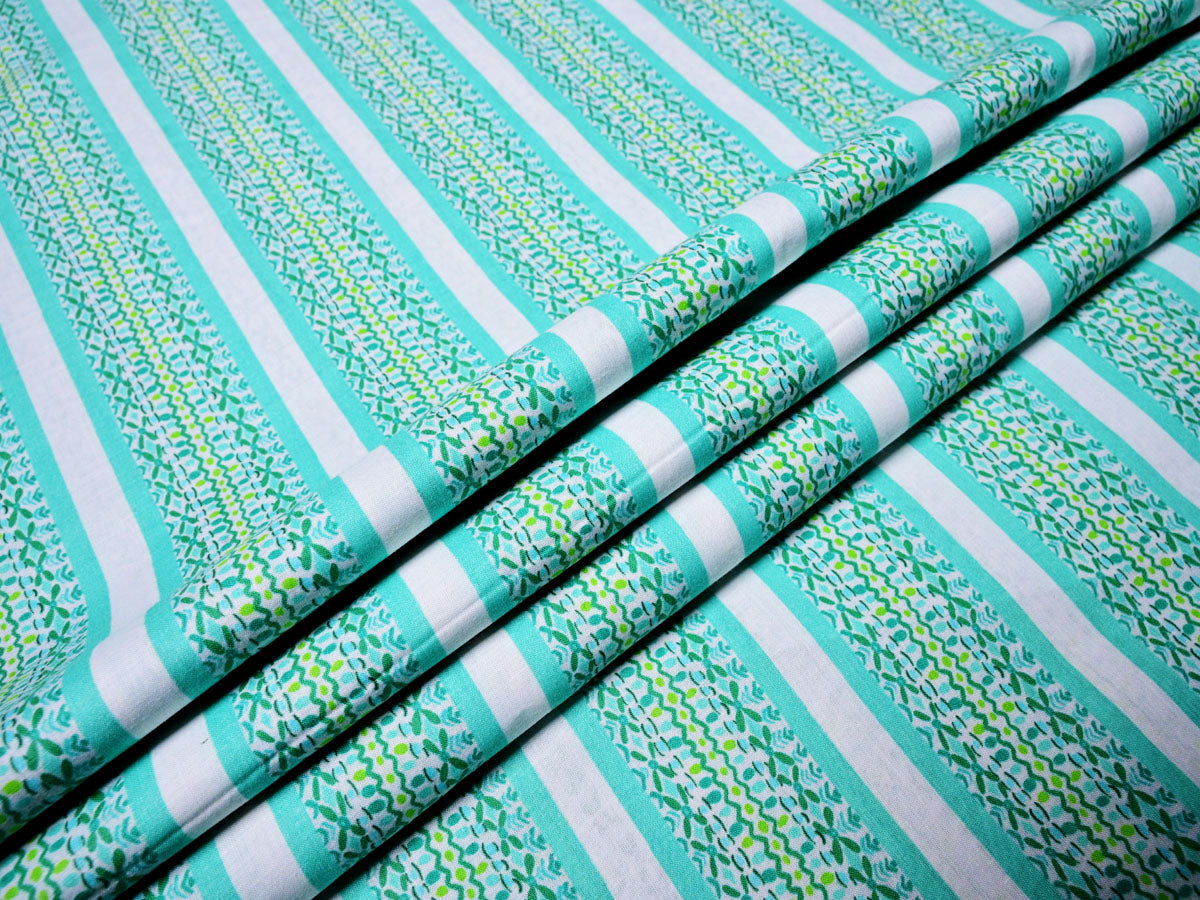 Cotton border fabrics for dresses