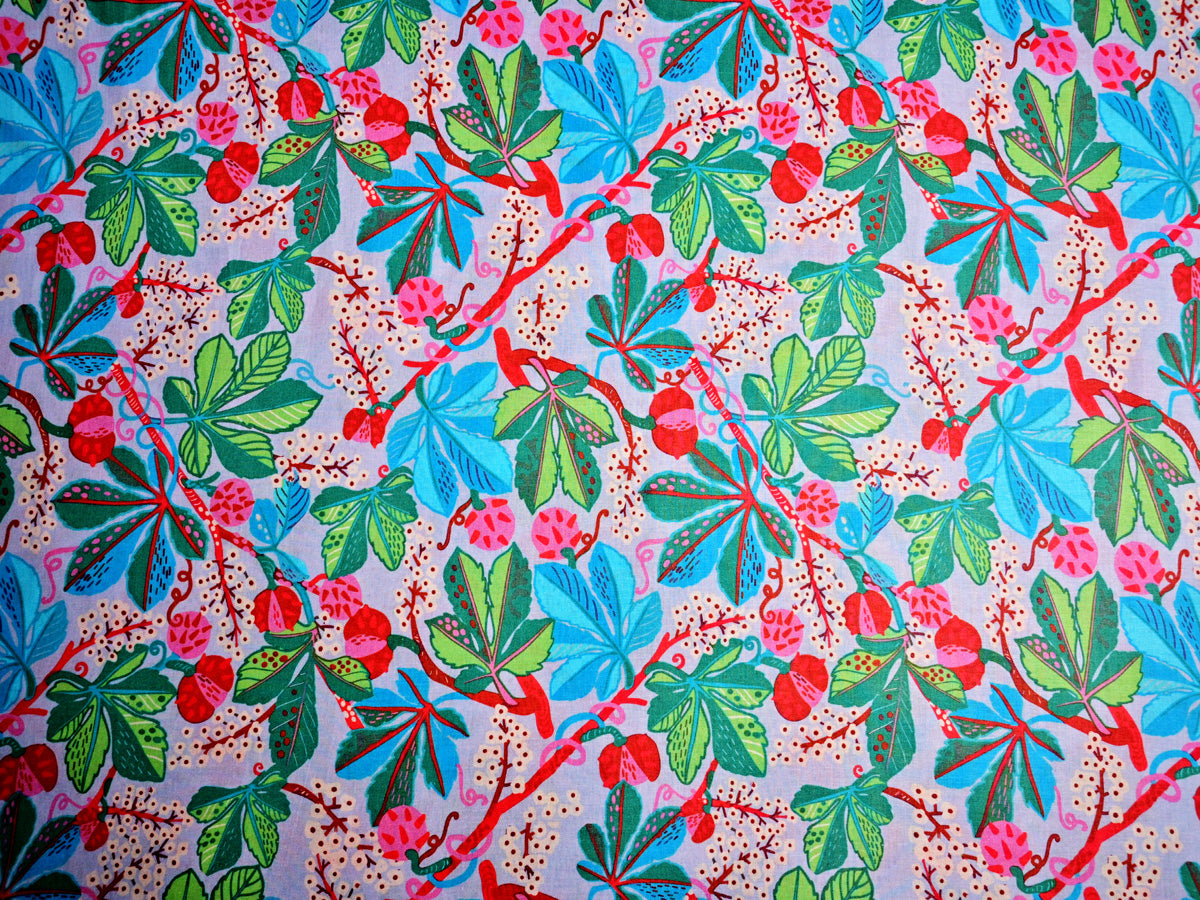 Cannabis leaf cotton fabric