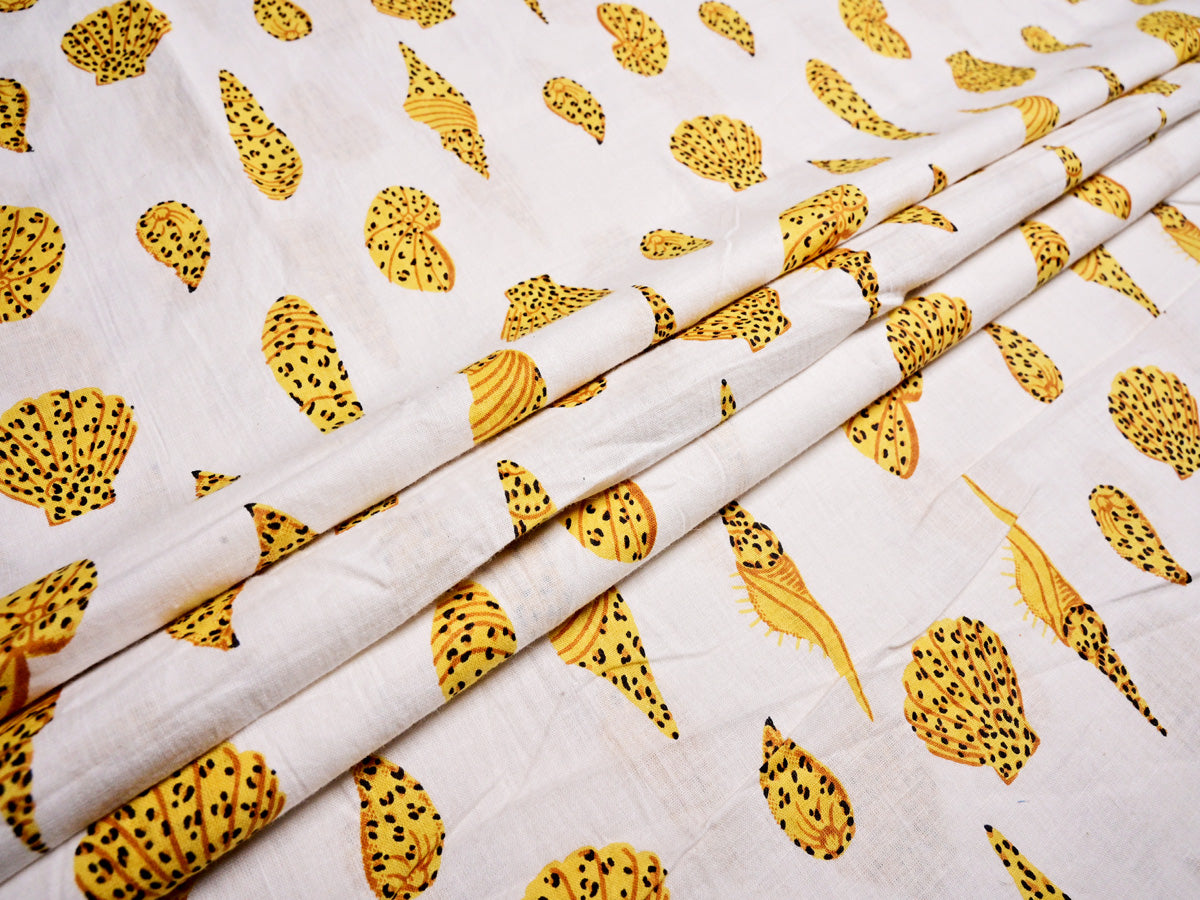 Off white cotton fabric