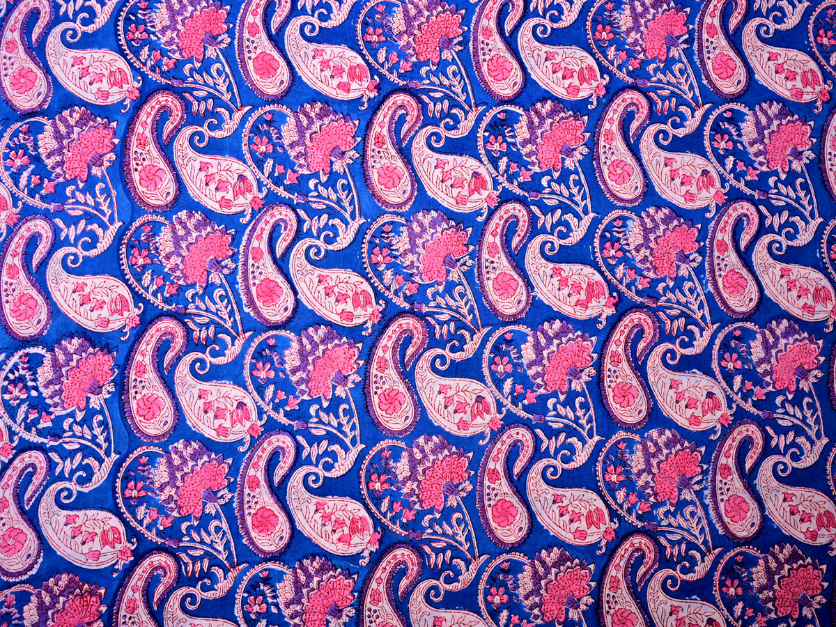 Indian buti print fabric