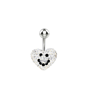 Silver belly button rings for women