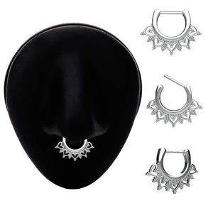 ethnic septum jewellery -
septum ring for pierced nose