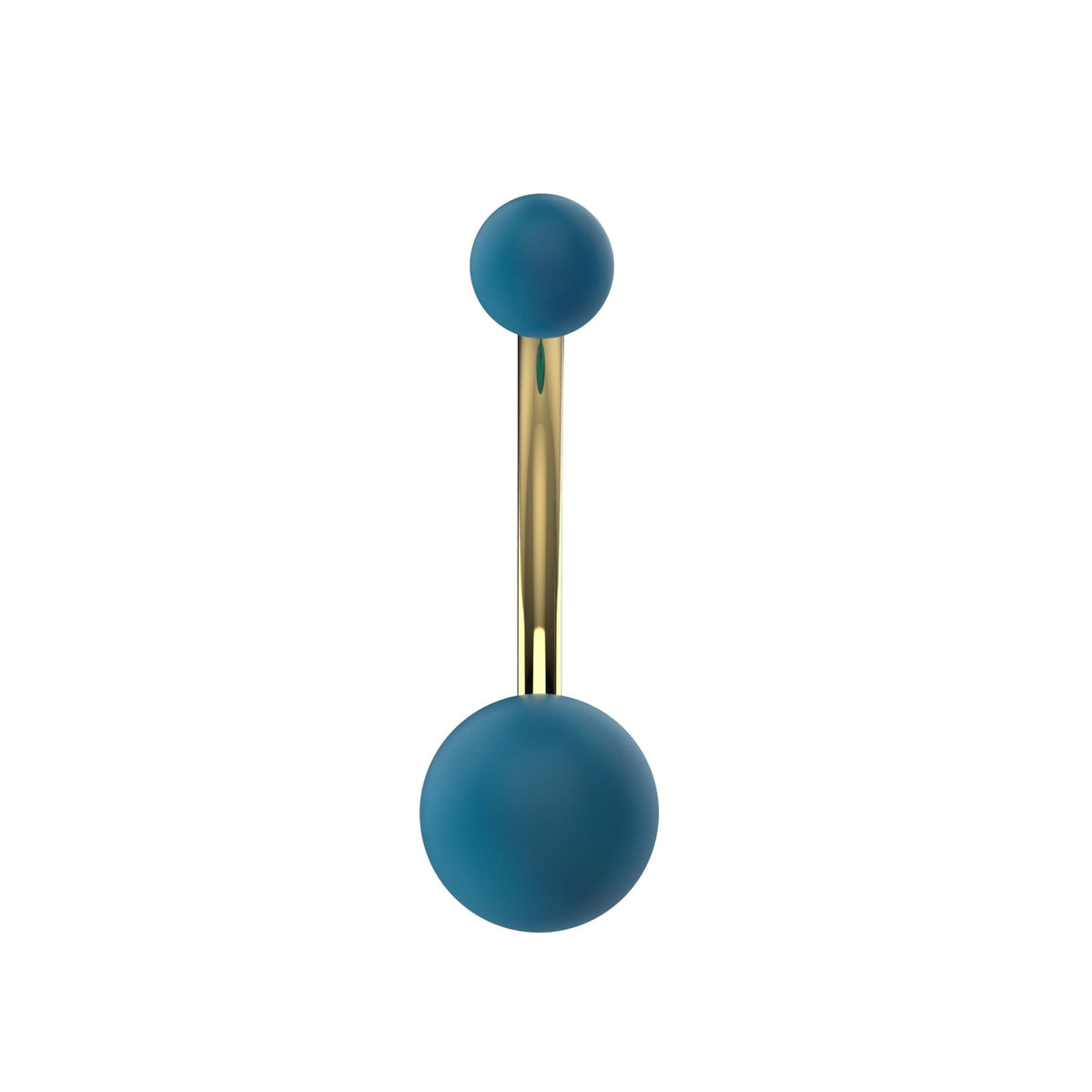 Acrylic Belly Button Ring - Gold Plated Belly Ring - IndoLibas