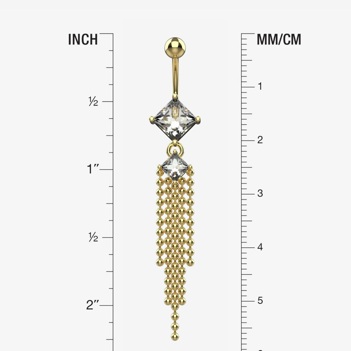 Belly Button Ring – Navel Piercing Jewelry for Women - IndoLibas