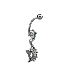 belly piercing jewellery - latest belly button jewelry for india women - IndoLibas