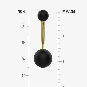 Black Pearl Belly Button Ring – Navel Piercing Jewelry - IndoLibas