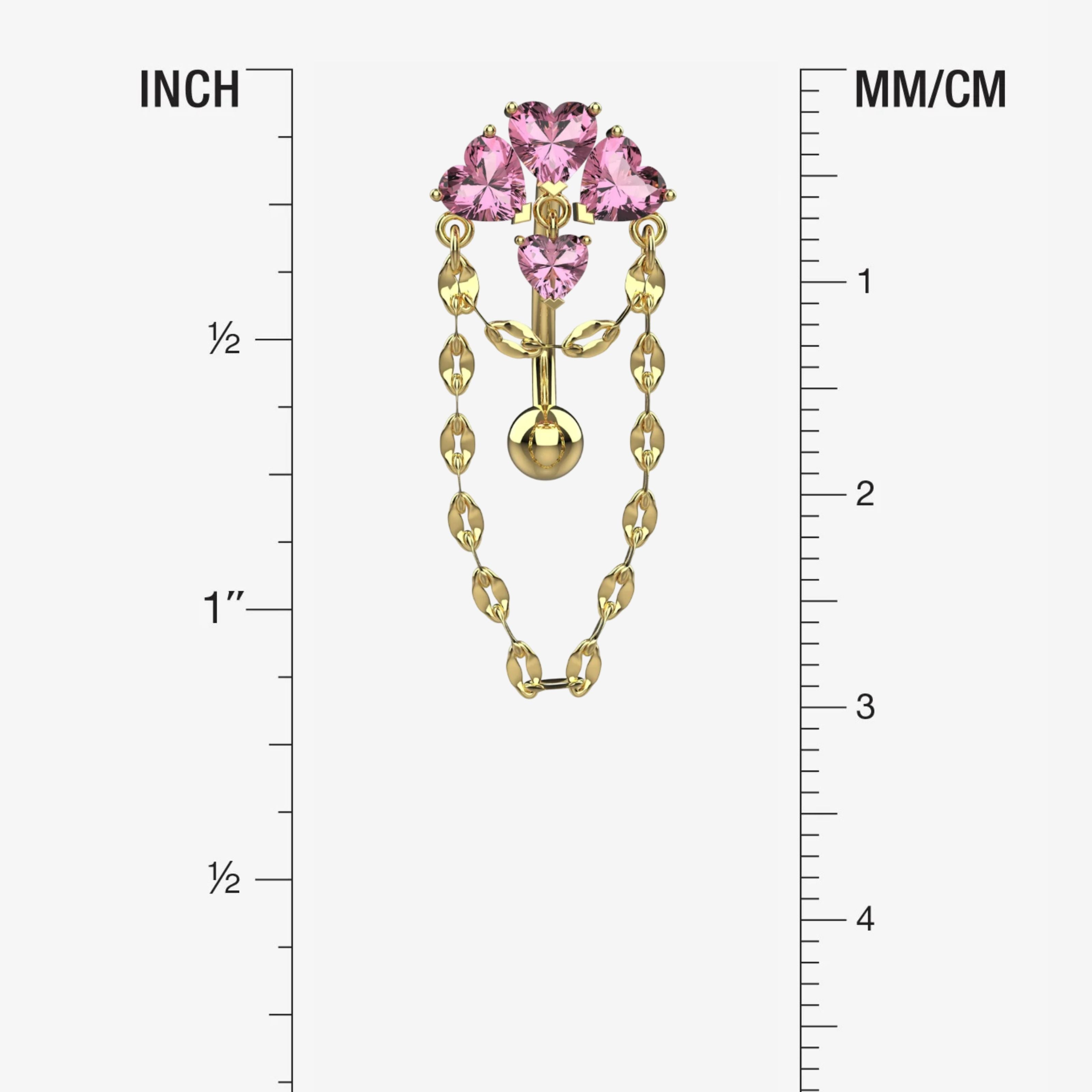 Belly Button Ring Piercing - Size Guide