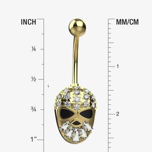 Silver Belly Button Ring Piercing - Size Guide