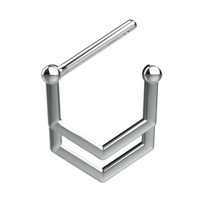 Ethnic nose piercing jewellery - tribal septum ring for women - IndoLibas