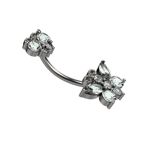 Gold Belly Piercing Jewelry - Luxury Heart Navel Rings - IndoLibas