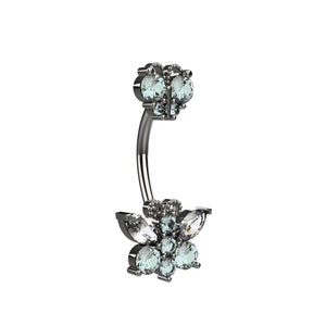Gold Belly Piercing Jewelry - Luxury Heart Navel Rings - IndoLibas