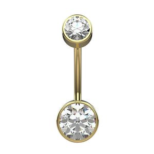 simple belly ring silver & gold - latest belly rings collection for indian women - IndoLibas