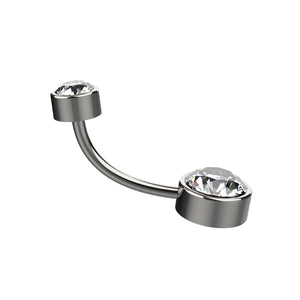 simple belly ring silver & gold - latest belly rings collection for indian women - IndoLibas