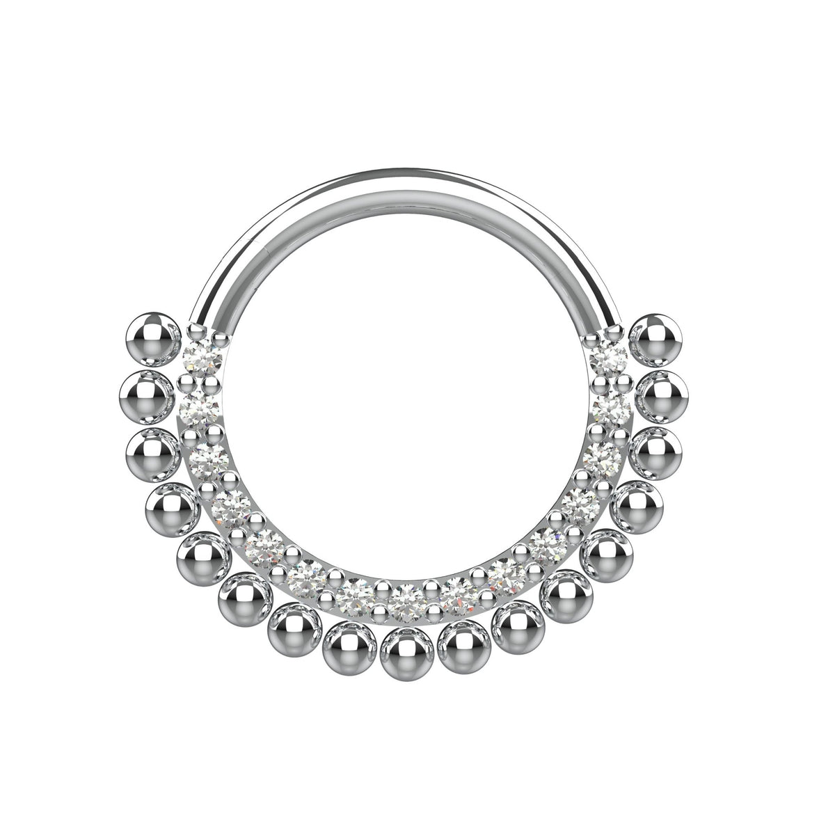 tribal septum piercing jewellery - indian traditional nose ring - IndoLibas
