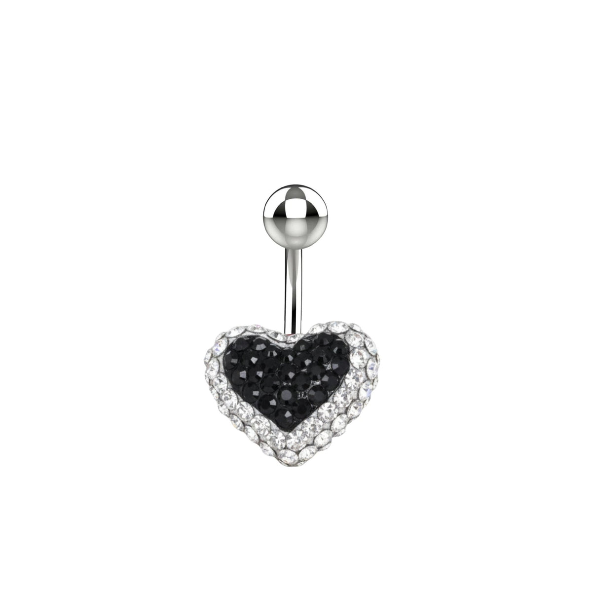 Unique Belly Button Jewelry - Heart-Shaped Navel Belly Rings Online India - IndoLibas