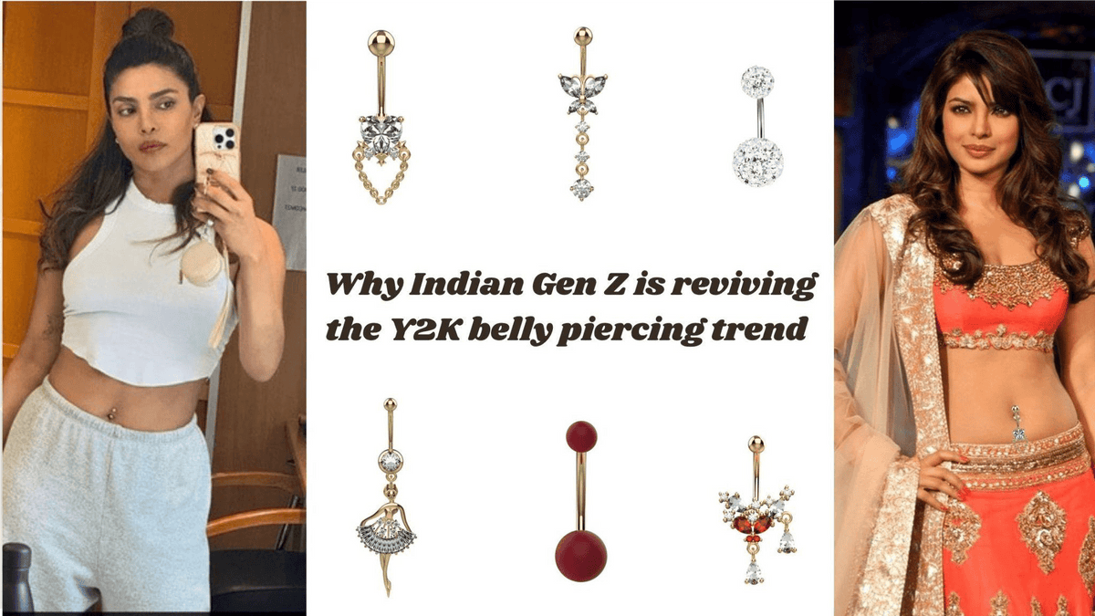 Y2K Belly Piercing Trend in India: Gen Z Revives Navel Piercings & Belly Rings with a Desi-Chic Twist - IndoLibas