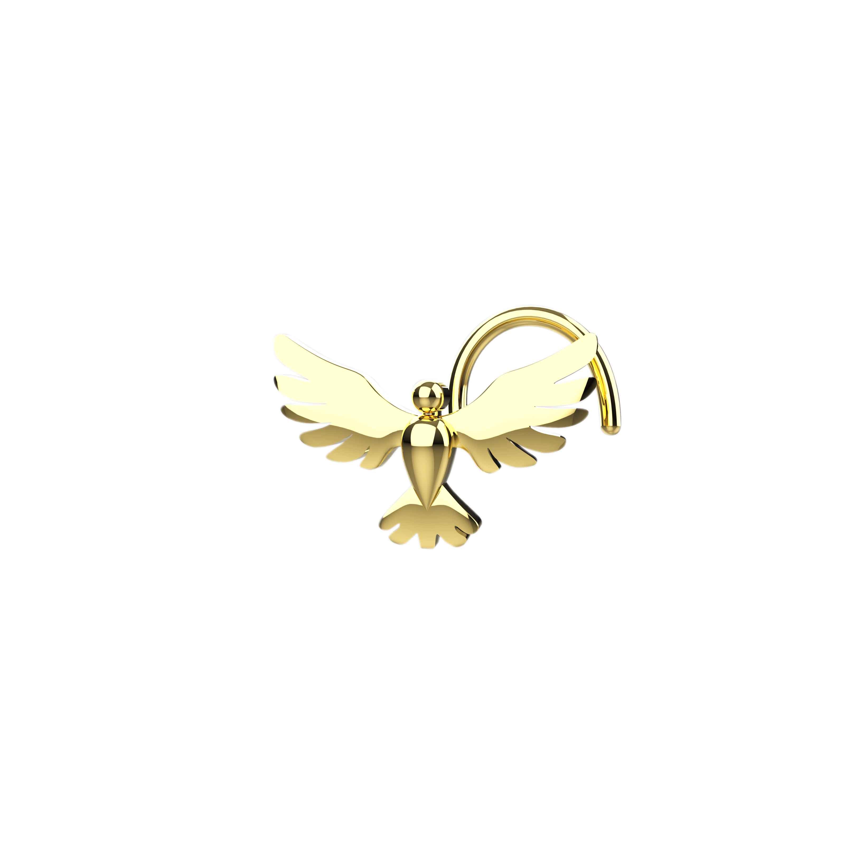 Designer Bird Nose Ring